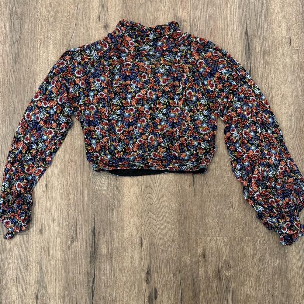 Free People Floral Top